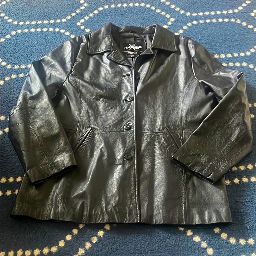Vintage Wilsons Leather Maxima Classic Black Leather Jacket